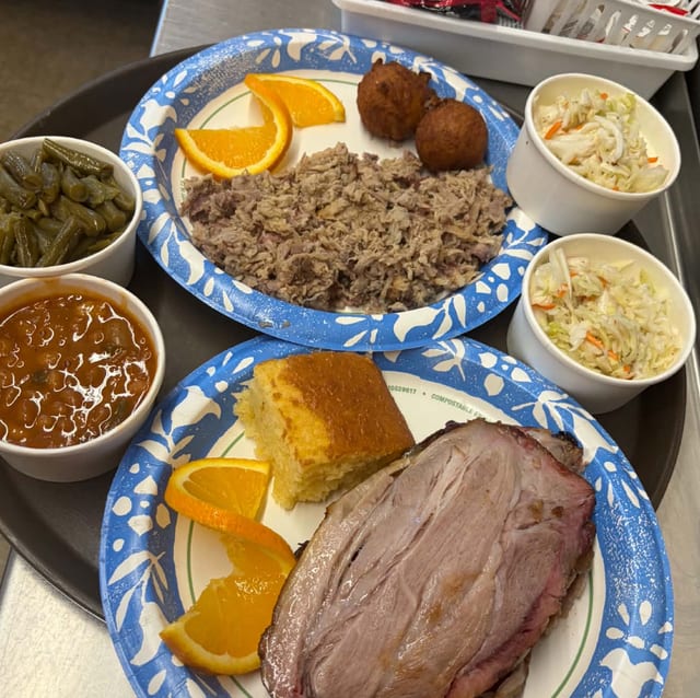 BBQ Pork Platter.
