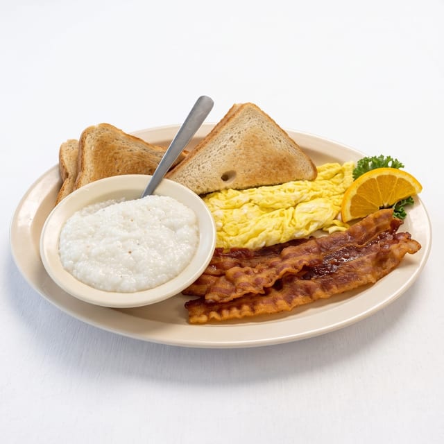 Two Eggs with Bacon.