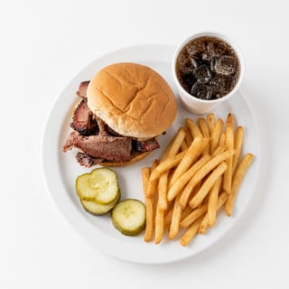 BBQ Beef Brisket Sandwich Combo