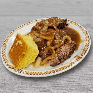 Chopped Steak Platter