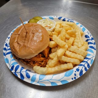 Pulled BBQ Chicken Sandwich