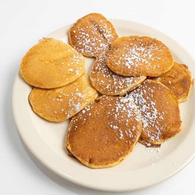 Kids Silver Dollar Pancakes.