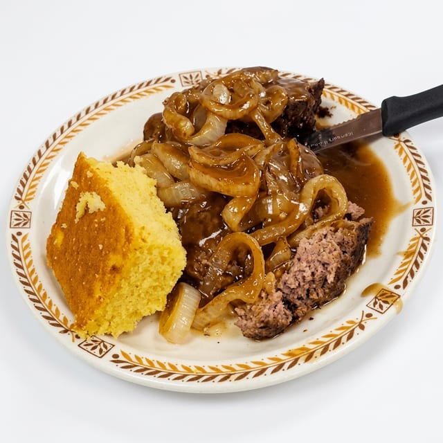 Chopped Steak Platter.