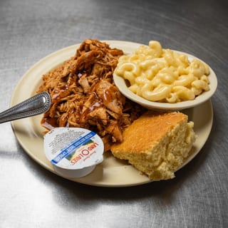 Pulled BBQ Chicken Platter